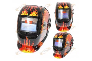 MTM Auto Darkening ANSI CE Welding Helmet Black skull XDH Welder